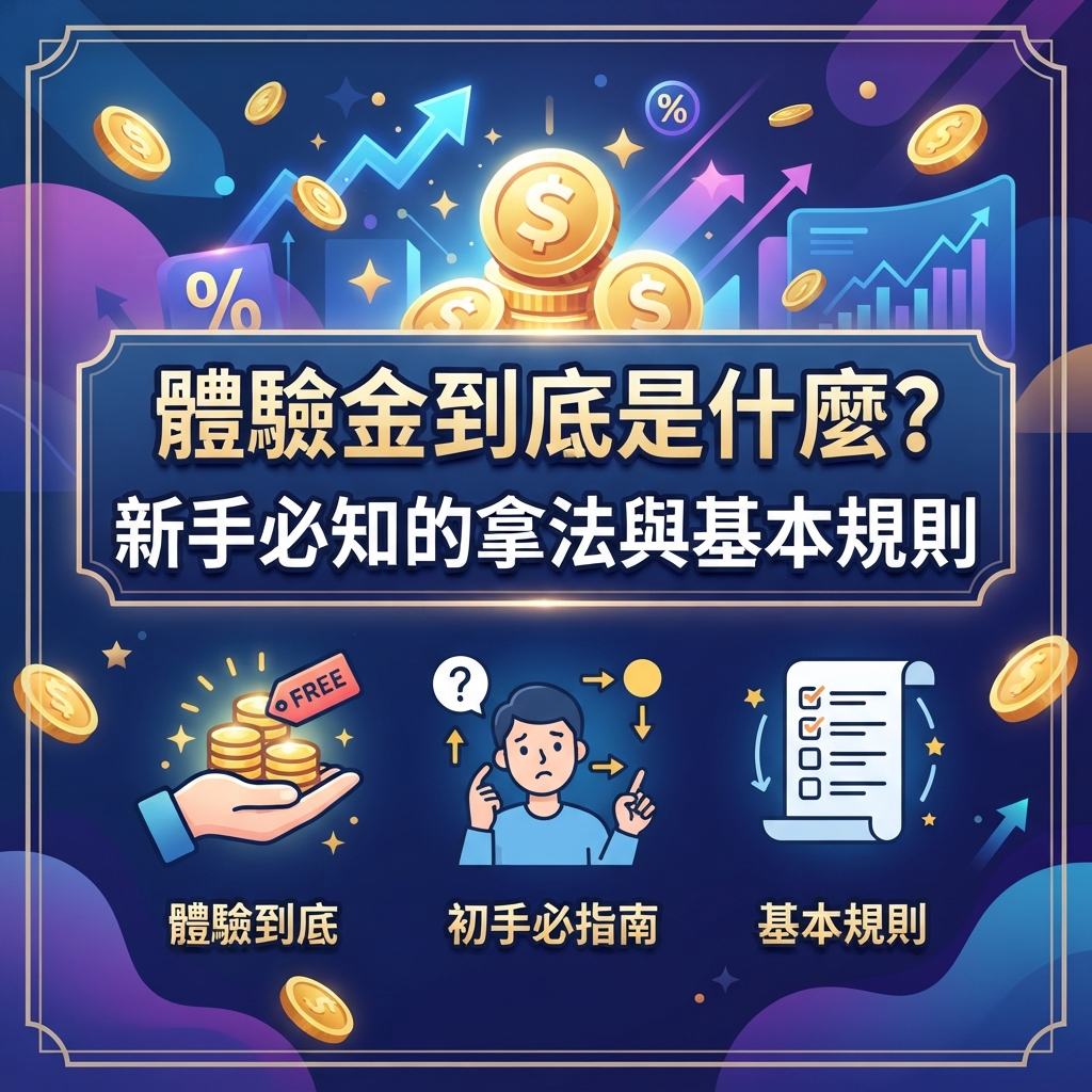 體驗金到底是什麼?新手必知的拿法與基本規則